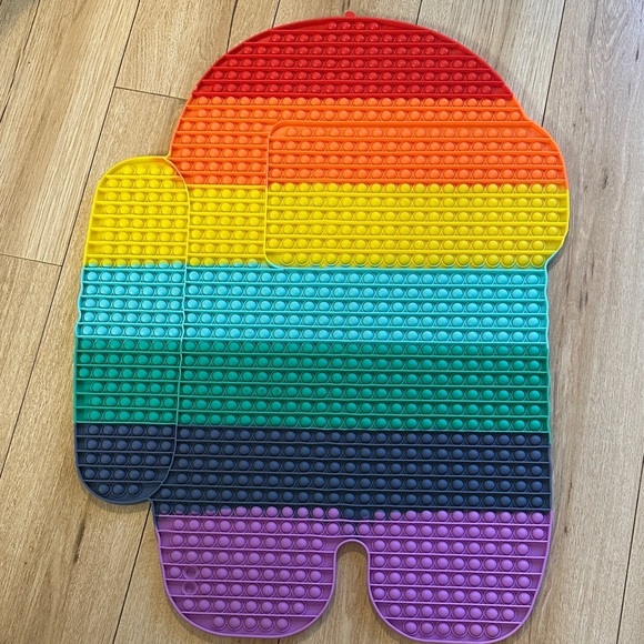 Other - Rainbow Among Us Pop It Fidget Toy 24 1/2 by 32 1/2 in.